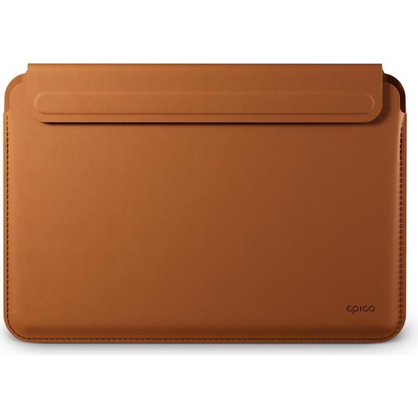 Custodia Epico In Pelle Per Macbook Air/Pro 13,3" - Marrone"-image