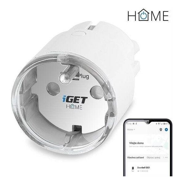 Iget Home Power 1 - Presa Intelligente Wi-Fi 230V Con Misurazione Della Potenza, 3680W-image