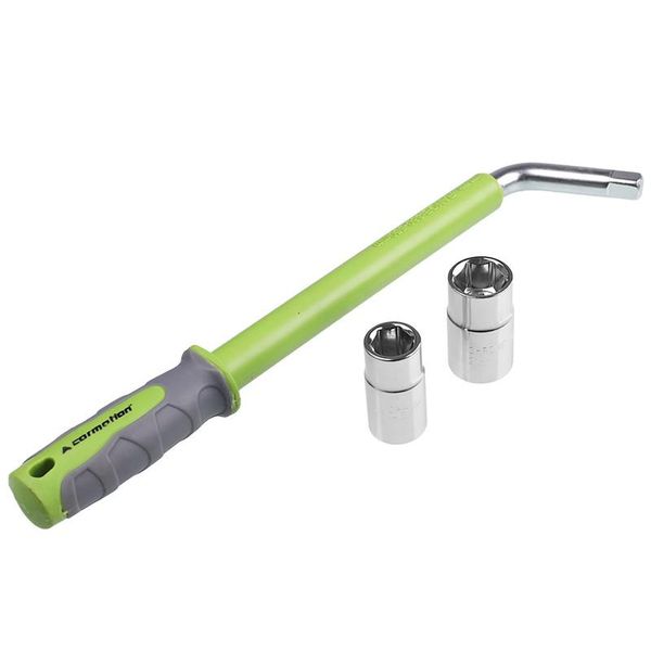 Chiave Telescopica Con 2 Bussole 17-19 E 21-23 Mm, Crv, Gommata-image