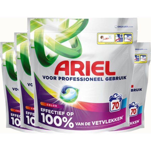 Ariel All In 1 Pods Color - 4X70 Lavaggi - Confezione Risparmio-image