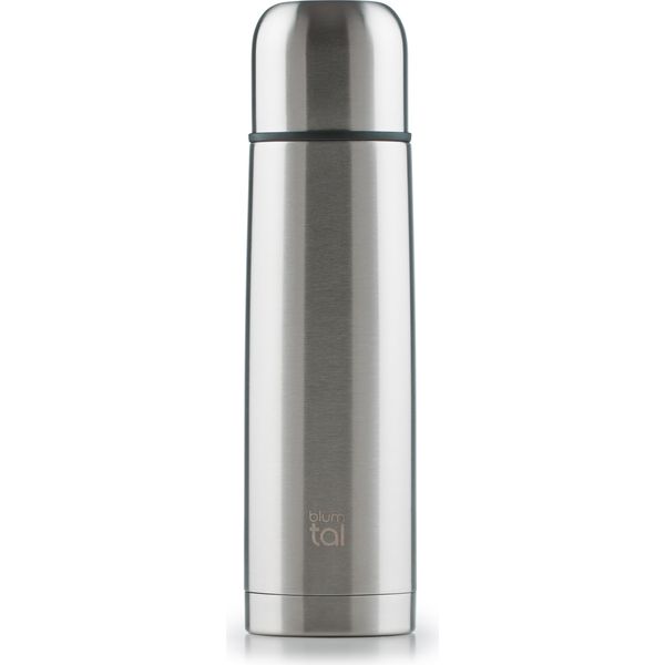 Fiaschetta Thermos Blumtal® Da 1 Litro Argento - Fiaschetta Thermos In Acciaio Inox Senza Bpa, A Prova Di Perdite, Per Bevande Calde E Fredde-image