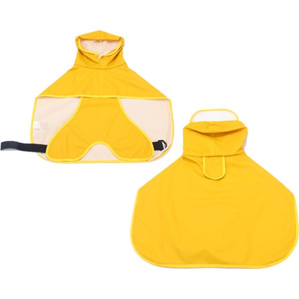 Mackintosh In Pu Per Cani Di Grossa Taglia, Impermeabile, Per Uso Esterno, Giallo, Xl-image