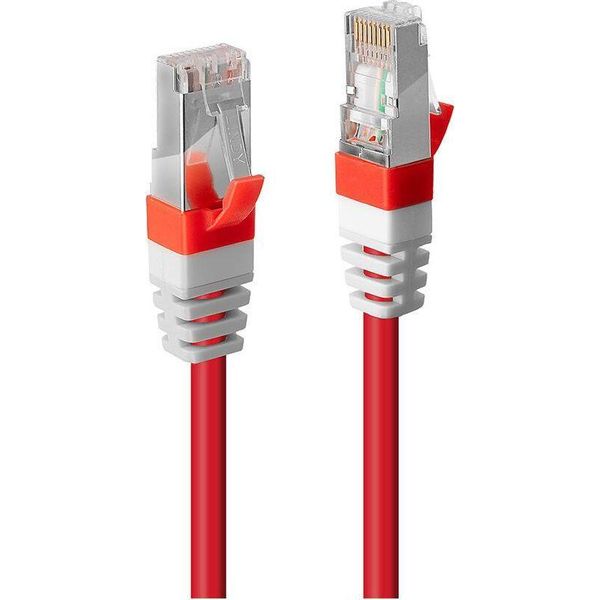Lindy Premium - Cavo Patch - RJ-45 (M) - RJ-45 (M) - 15,0 M - Sftp - Cat 6A - Senza Alogeni - Rosso (45391)-image