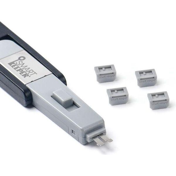 Smartkeeper Mini "Minidisplayport"" Blocker Grau 4 Stk.+Key"-image
