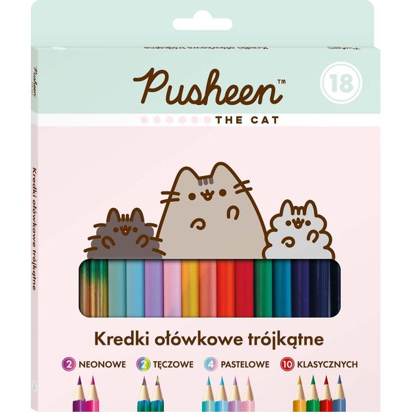 Pastelli A Matita 18K Triangolari Pusheen Majewski-image