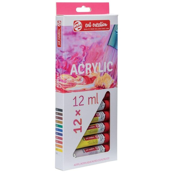 Talens Art Creation 9021712M Set Di Colori Acrilici 12 X 12 Ml-image