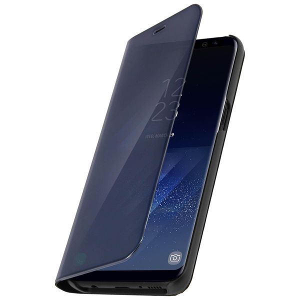 Avizar, Custodia Protettiva Ultrasottile Con Effetto Specchio Per Samsung Galaxy S8, Nero-image