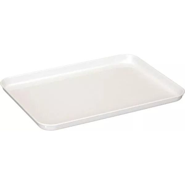 Tablett Kunststoff, Weiß, HöHe: 20 Mm, LäNge: 360 Mm, Breite: 260 Mm-image