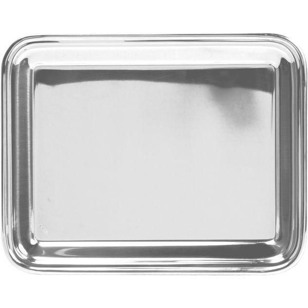 Pintinox Catering Tablett 18/10 Edelstahl, Mit Umgelegtem Rand, LäNge: 250 Mm-image