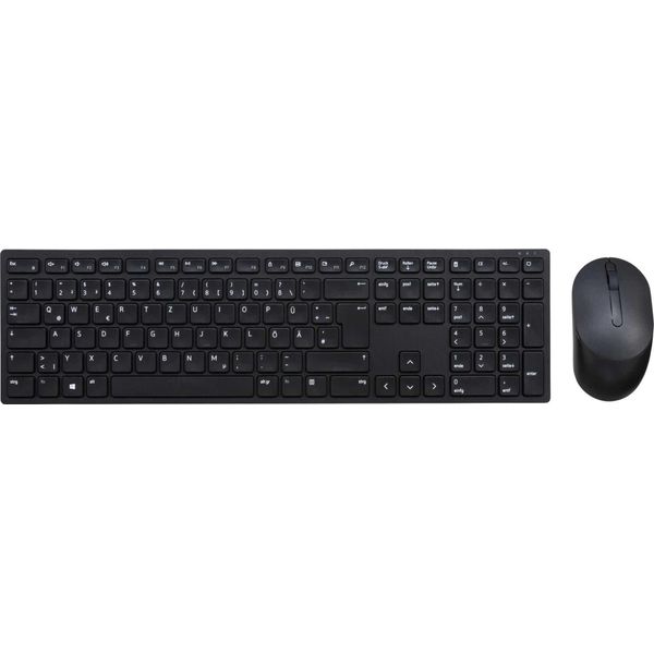 Dell Pro KM5221W - Set Tastiera E Mouse - Wireless - 2,4 Ghz - Qwertz - Tedesco - Nero - Per Latitude 3420-image