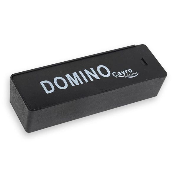 Cayro - Domino - + 6 Anni - Modello Base - Per Bambini E Adulti - Con Scatola Di Plastica Nera - Da 2 A 4 Giocatori Cayro-image