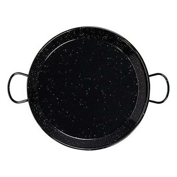 Padella Profonda Con Manici Vaello In Acciaio Smaltato Nero (Ø 38 Cm)-image