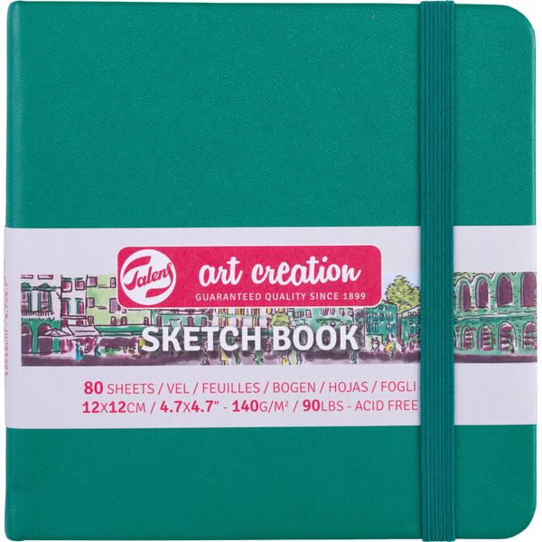 Royal Talens 9314334M Royal Talens Quaderno Per Schizzi Art Creation, 120 X 120 Mm, Verde-image
