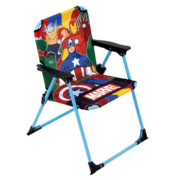 Arditex AV15945 Sedia Pieghevole Marvel Avengers Con Braccioli, 38 X 32 X 53 Cm-image