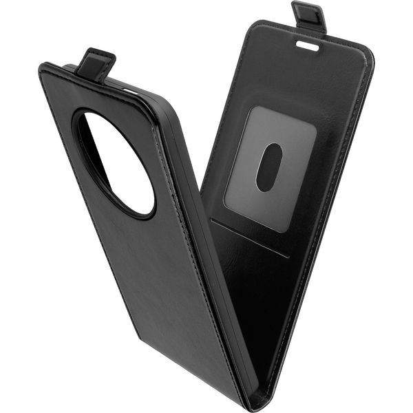 Avizar, Custodia Verticale Flip Per Xiaomi Redmi A3 Con Portacarte, Nero-image
