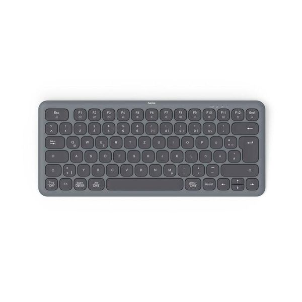 Hama Multi-Device-Tastatur WK-500 Kabellos Funk U. Bt Klein Sw Qwertz (00173059)-image