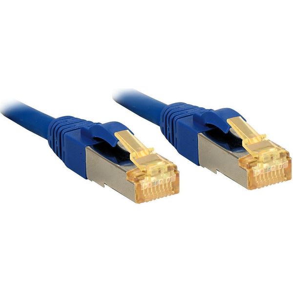 Lindy - Cavo Patch - RJ-45 (M) - RJ-45 (M) - 10,0M - Sftp, Pimf - Cavo Grezzo Cat.7 - Liscio, Senza Alogeni - Blu (47283)-image