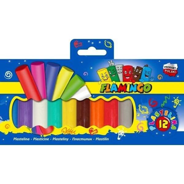 Plastilina 12 Colori Fenicottero-image