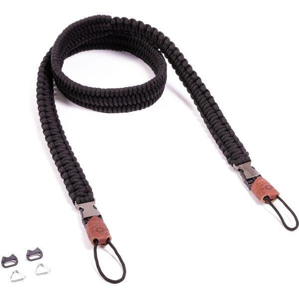 C-ROPE CRP-TRL-125-BLK C-ROPE Kameragurt Traveler Aus Paracord 125Cm Silent Black Retail-image