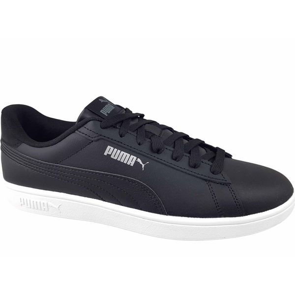 Puma Smash 3.0 L Scarpe Da Ginnastica In Taglie Forti Nero 390987-02 Scarpe Grandi Unisex-image