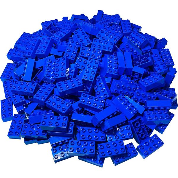 Lego® Duplo® 50 Mattoncini 2X4 E 50 Mattoncini 2X2 Colori Misti - 3437 3011 Nuovo! Quantità 100X-image