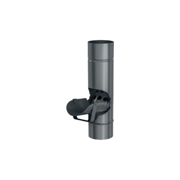 Bryza Sportello Per Acqua Piovana Zincato Ø 90 Mm, Marrone Ral 8017-image