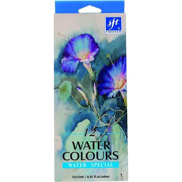 Firster Colori Ad Acquerello In Tubetti Da 12 Ml 12 Colori Titanum-image
