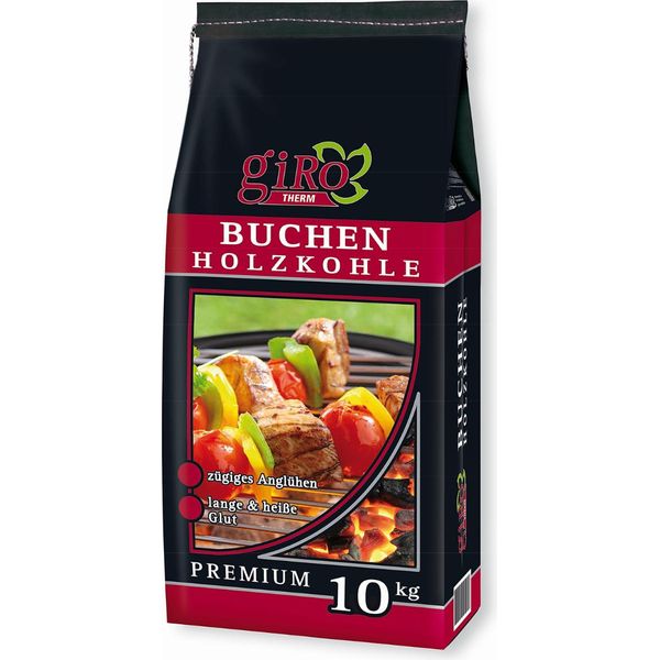 Carbonella Per Barbecue Giro Carbonella Di Faggio Di Qualità Premium Da 10 Kg-image