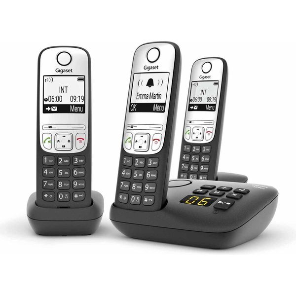 Gigaset A690A - Telefono Analogico/Dect - Cordless - Vivavoce - 100 Voci - Id Chiamante-image