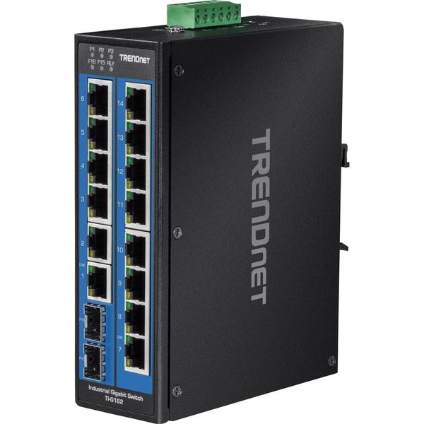 Trendnet TI-G162 Trendnet Industrie Switch 16Port Gbit Din-Rail-image
