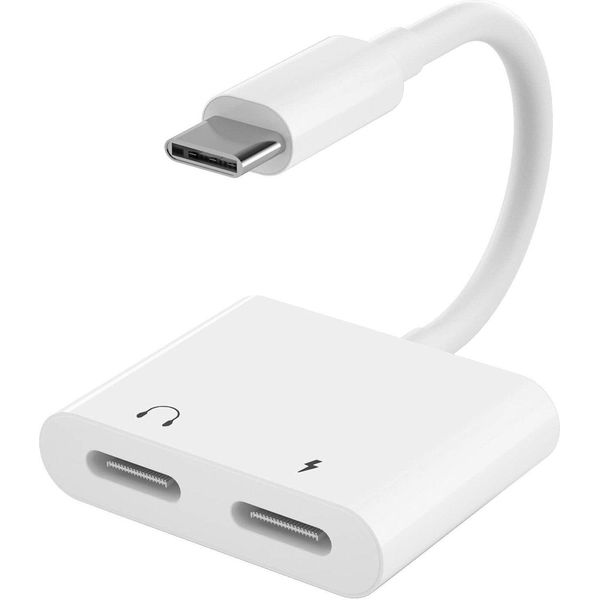 Inf Adattatore USB-C Per Cuffie E Caricabatterie-image