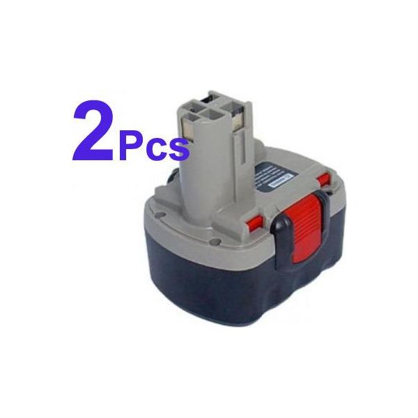 2X Batteria Powersmart 3000Mah 14,4V Per Bosch PSR1440/B Pst 14,4V PST14,4V VE-2 VE-2 Gsb VPE-2-image