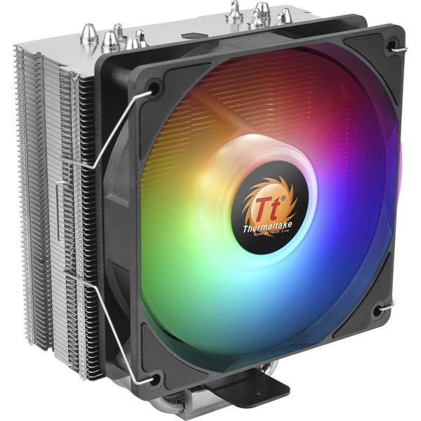 Thermaltake UX210 Argb Lighting - Raffreddatore Ad Aria Per Processore - (Per: LGA1156, LGA1366, LGA1155, LGA2011, LGA1150, LGA2011-3, LGA1151, LGA2066, LGA1200) - Presa In Rame Con Alette Di Raffreddamento In Alluminio - 120 Mm-image