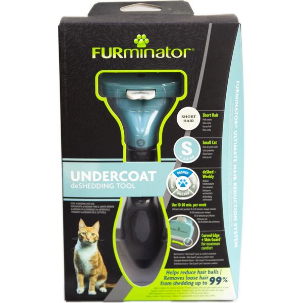 Furminator Per Gatti Di Piccola Taglia A Pelo Corto, Strumento Per La Toelettatura A Pelo Corto-image