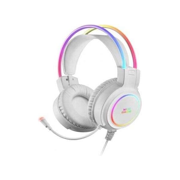 Cuffie Da Gioco Con Microfono Mars Gaming Mhrgb/ Jack 3,5/ Bianco-image