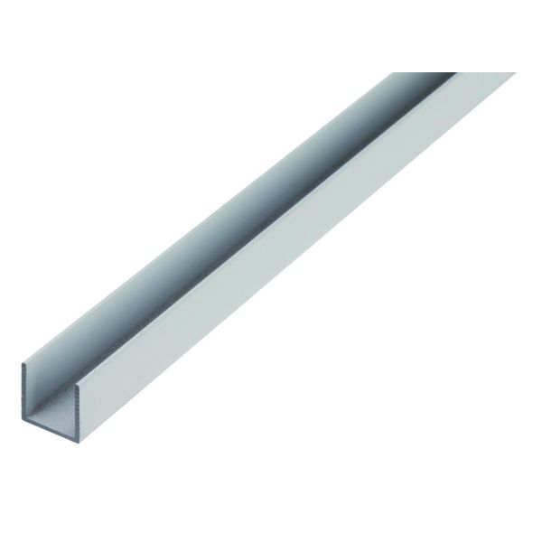 Alberts 498535 Profilo A U, Alluminio, Naturale, 1000 X 10 X 10 Mm, Set Da 9-image