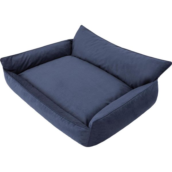 Lettino Per Cani "Joker"" - 130X105Cm - Comodo Cuscino Per Cani Con Schienale Rialzato E Rivestimento Sfoderabile | Tessuto Fantasia | Pillowprim"-image