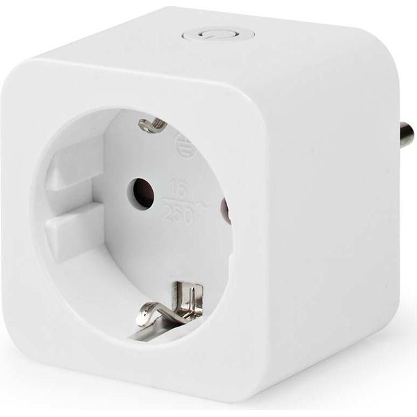 Nedis, Presa Smartlife IP21 Wlan Con Misuratore Di Potenza, Tipo E 3680W, Bianco-image