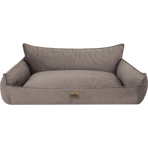 Letto Ortopedico Per Cani Joker Letto Per Cani Divano Letto Cestino Materasso Letto Per Animali Xxxl 132X106 Cm Marrone Velours-image