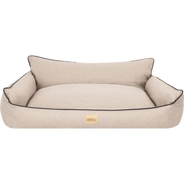 Letto Ortopedico Per Cani Joker Letto Per Cani Divano Letto Cestino Materasso Letto Per Animali Xl 82X63 Cm Beige Sembra Lino-image
