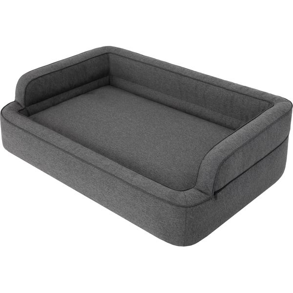 Letto Per Cani, Arredamento Per Animali, Letto Per Gatti, Sfoderabile, Cesto Per Cani, Cuscino Per Cani, Lettino Per Cani, Posti Letto, Divano Per Cani, Grafite, Xxl: 117X79 Cm-image