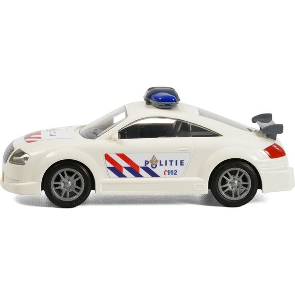 Auto Della Polizia Auto Sportiva Auto Giocattolo Di Plastica Con Adesivi E Ruote-image