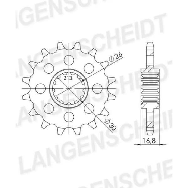 Pignone Supersprox 525 17T-image