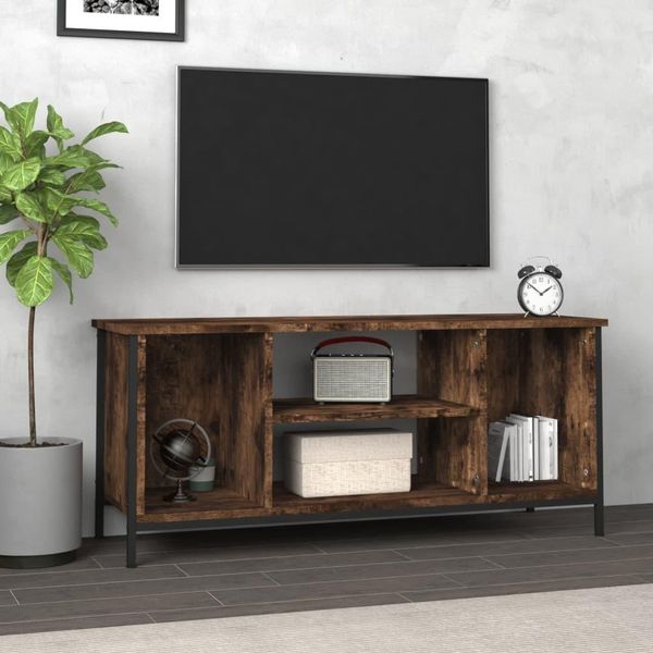 Maison Exclusive - Mobile Tv In Rovere Affumicato 102X35X45 Cm Materiale Ligneo-image