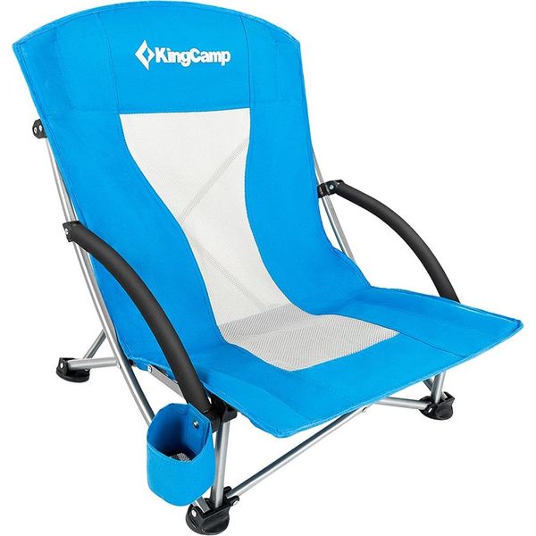 King Camp Sedia Da Campeggio Pieghevole Deluxe Blu-image