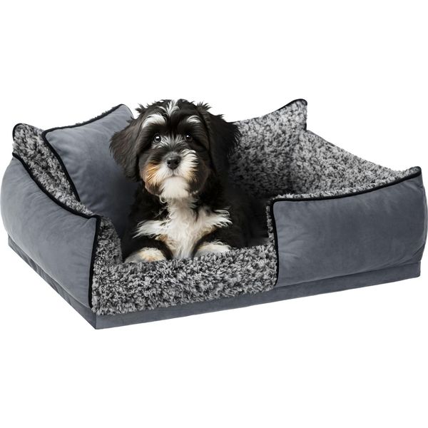 Letto Per Cani "Porto"" - 55X40 Cm - Materasso Per Animali Domestici, Letto Per Gatti, Cuscino Per Cani | Cestino Per Cani Con Cuscino, Antiscivolo E Lavabile | Pillowprim"-image
