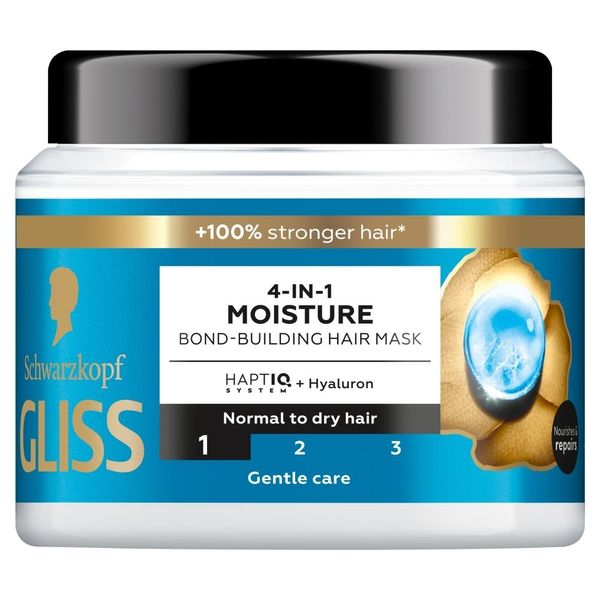 Gliss 4-In-1 Maschera Rinforzante Per Capelli, 400 Ml-image