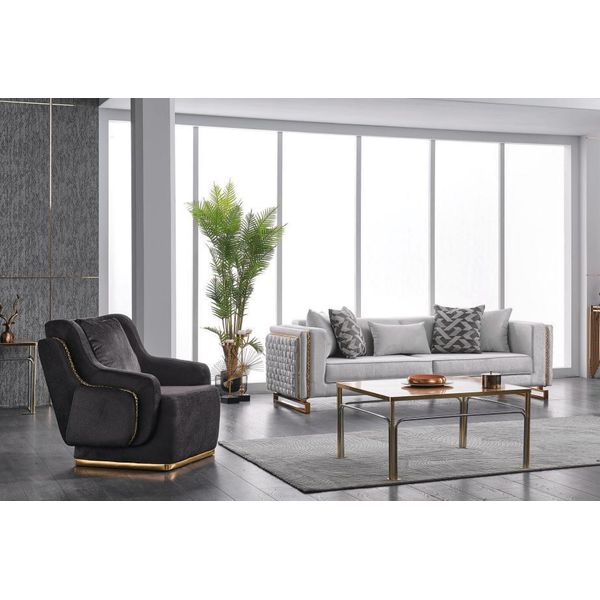 Designer Weiche Sofa Polster Sofa Polster Sofagarnitur Couchen 3+1 Sitzer 2Tlg Jvmoebel-image