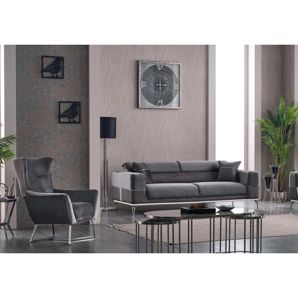 Set Di Divani 2 Tlg Wohnzimmer Komplett Sofagarnitur 3+1 Sitzer Polster Jvmoebel-image