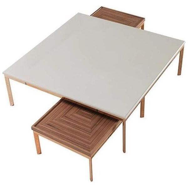 Set Da Salotto Completo 3 Pezzi Tavolino Moderno Con Tavolino Jvmoebel-image